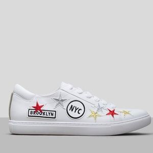 Kenneth Cole Kam white leather sneakers